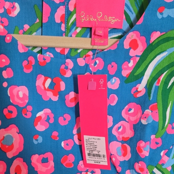 Lilly Pulitzer Pink and Blue Floral Dress - Picture 2 of 4